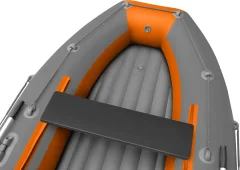 Надувная лодка Roger Boat Zefir 3500 LT (малокилевой, графит/оранжевый комби) — фото 5