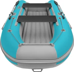Надувная лодка Roger Boat Zefir 3500 LT (малокилевой, бирюзовый/серый комби) — фото 6