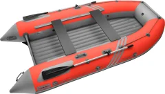 Надувная лодка Roger Boat Zefir 3700 (большой киль, красный/серый комби) — фото 1