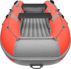 Надувная лодка Roger Boat Zefir 3700 (большой киль, красный/серый комби) — фото 4