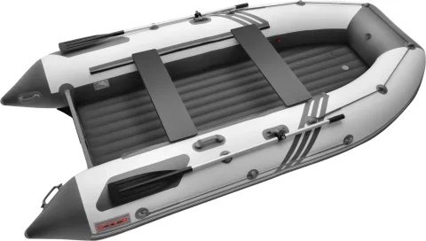 Надувная лодка Roger Boat Zefir 3700 (большой киль, белый/графит комби)