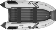 Надувная лодка Roger Boat Zefir 3700 (большой киль, белый/графит комби) — фото 2