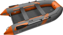 Надувная лодка Roger Boat Zefir 3700 (большой киль, графит/оранжевый комби) — фото 1