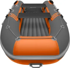 Надувная лодка Roger Boat Zefir 3700 (большой киль, графит/оранжевый комби) — фото 4