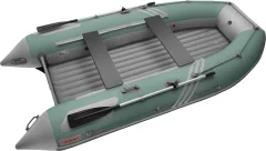Надувная лодка Roger Boat Zefir 3700 (большой киль, зеленый/серый комби) — фото 1
