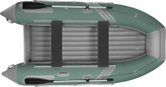 Надувная лодка Roger Boat Zefir 3700 (большой киль, зеленый/серый комби) — фото 2