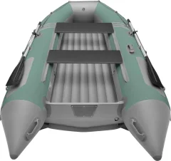 Надувная лодка Roger Boat Zefir 3700 (большой киль, зеленый/серый комби) — фото 3