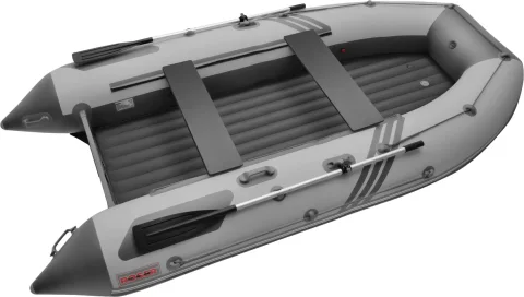 Надувная лодка Roger Boat Zefir 3700 (большой киль, серый/графит комби)