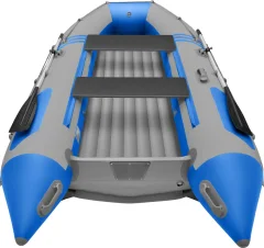 Надувная лодка Roger Boat Zefir 3700 (большой киль, серый/синий комби) — фото 3