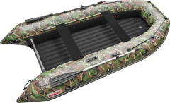 Надувная лодка Roger Boat Zefir 3700 (большой киль, зеленый камуфляж/черный комби) — фото 1