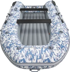 Надувная лодка Roger Boat Zefir 3700 (большой киль, битое стекло/серый комби) — фото 6