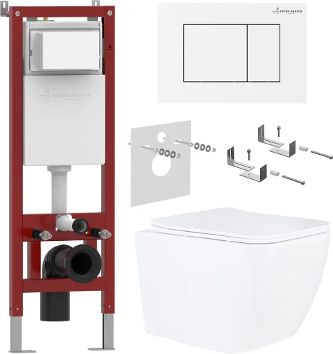 Инсталляция с унитазом подвесным Asten Readle Zentralmodul AR0601-135W