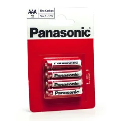 Комплект батареек Panasonic Zinc Carbon R03 BL4 48/240 — фото 2