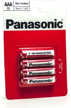 Комплект батареек Panasonic Zinc Carbon R03 BL4 48/240 — фото 6