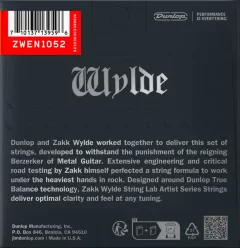 Струны для электрогитары Dunlop Manufacturing ZWEN1052 — фото 6