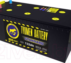 Автомобильный аккумулятор Tyumen Battery Standard / 6СТ-132 ST