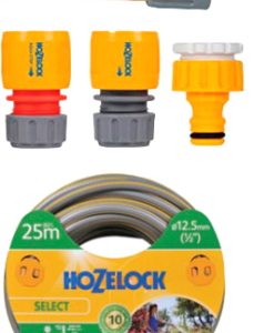Шланг поливочный Hozelock Select 6025 с набором для запуска полива