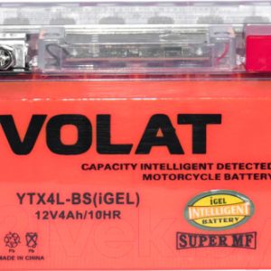 Мотоаккумулятор VOLAT YTX4L-BS iGEL R+