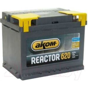 Автомобильный аккумулятор AKOM Реактор 6СТ-62 Евро / 562020009