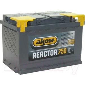 Автомобильный аккумулятор AKOM Реактор 6СТ-75 Евро / 575020009