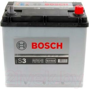 Автомобильный аккумулятор Bosch S3 016 545077030 / 0092S30160