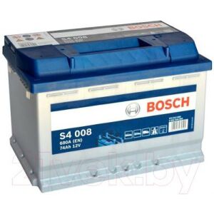 Автомобильный аккумулятор Bosch S4 008 574 012 068 / 0092S40080