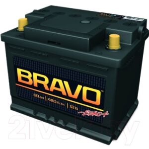 Автомобильный аккумулятор BRAVO 6СТ-60 Евро / 560010009