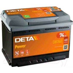 Автомобильный аккумулятор Deta Power DB740