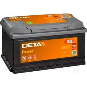 Автомобильный аккумулятор Deta Power DB802