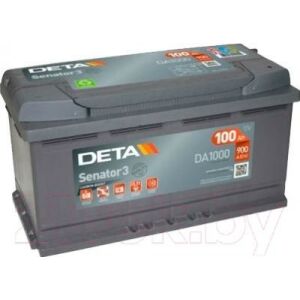 Автомобильный аккумулятор Deta Senator DA1000