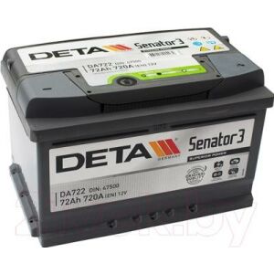 Автомобильный аккумулятор Deta Senator3 DA722