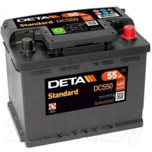 Автомобильный аккумулятор Deta Standard DC550