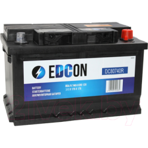 Автомобильный аккумулятор Edcon DC80740R
