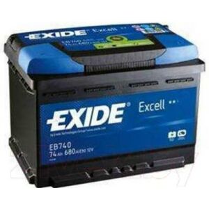 Автомобильный аккумулятор Exide Excell EB741