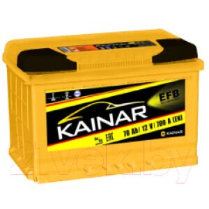 Автомобильный аккумулятор Kainar 70 R+ EFB / 070 11 23 02 0211 05 06 0 L
