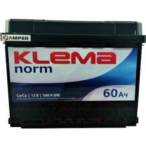 Автомобильный аккумулятор Klema Norm 6CT-60 АзЕ