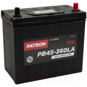 Автомобильный аккумулятор Patron Asia PB45-360LA