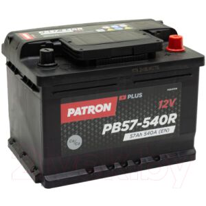 Автомобильный аккумулятор Patron Plus PB57-540R