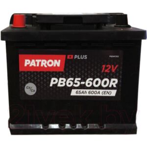 Автомобильный аккумулятор Patron Plus PB65-600L