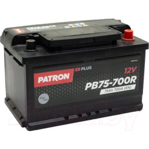 Автомобильный аккумулятор Patron Plus PB75-700R