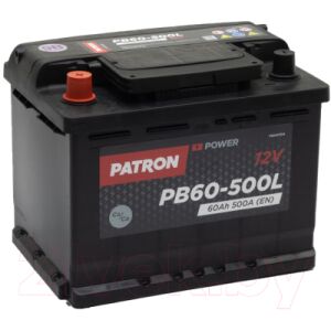 Автомобильный аккумулятор Patron Power PB60-500L