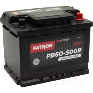Автомобильный аккумулятор Patron Power PB60-500R