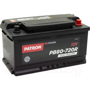 Автомобильный аккумулятор Patron Power PB80-720R