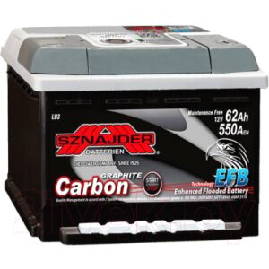 Автомобильный аккумулятор Sznajder Carbon EFB 62 R / 562 05