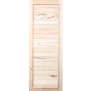 Деревянная дверь для бани Doorwood Вагонка Эконом 185x75