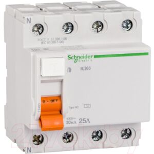 Дифференциальный автомат Schneider Electric Домовой 11466