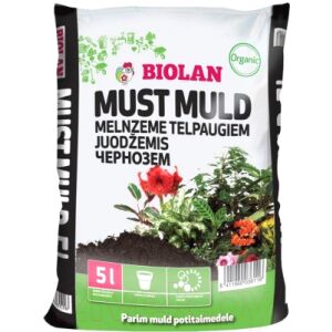 Грунт для растений Biolan Potting Muld Чернозем для комнатных растениq 57361111