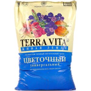 Грунт для растений Terra Vita Живая земля. Цветочный