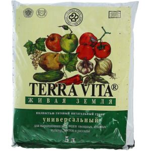 Грунт для растений Terra Vita Живая земля. Универсальный