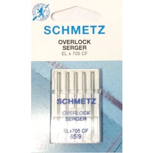 Иглы для швейной машины Schmetz 77478ELX705 CF оверлочные №65